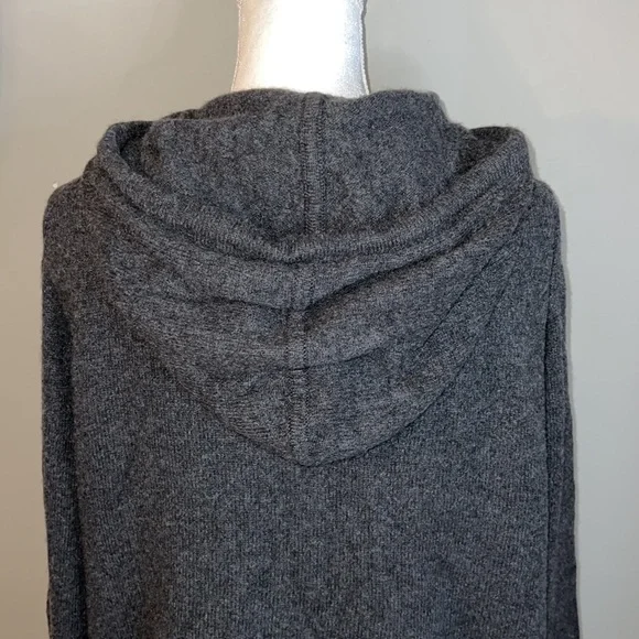 Patagonia Mens Gray Recycled Cashmere Sweater Hoodie Size L - Picture 8 of 13